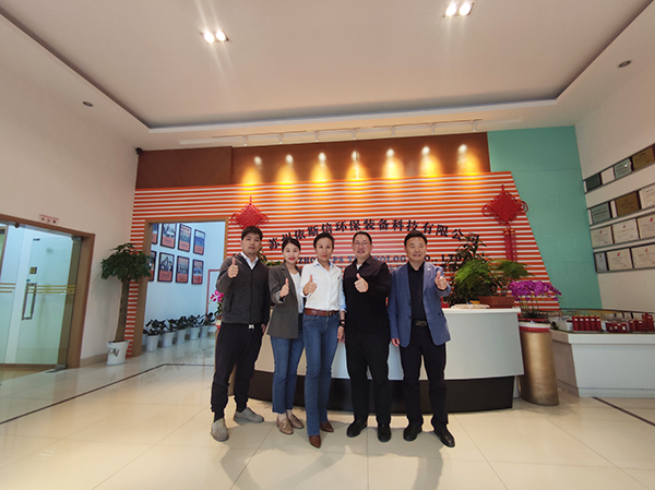 单仁资讯集团董事长单仁莅临j9九游会环保参观指导