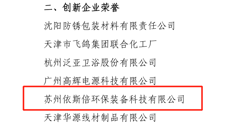 j9九游会荣获中国表面工程协会创新企业称号