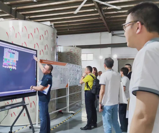 苏商学院吾道班企业家学员走进j9九游会环保