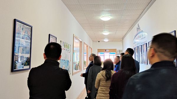 重庆工商大学领导一行参观j9九游会工业废水处理项目工程案例