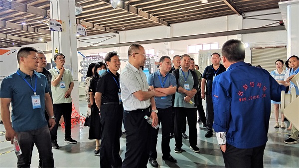 【学习先进技术，促进环保发展】石家庄市科技局领导考察苏州j9九游会环保
